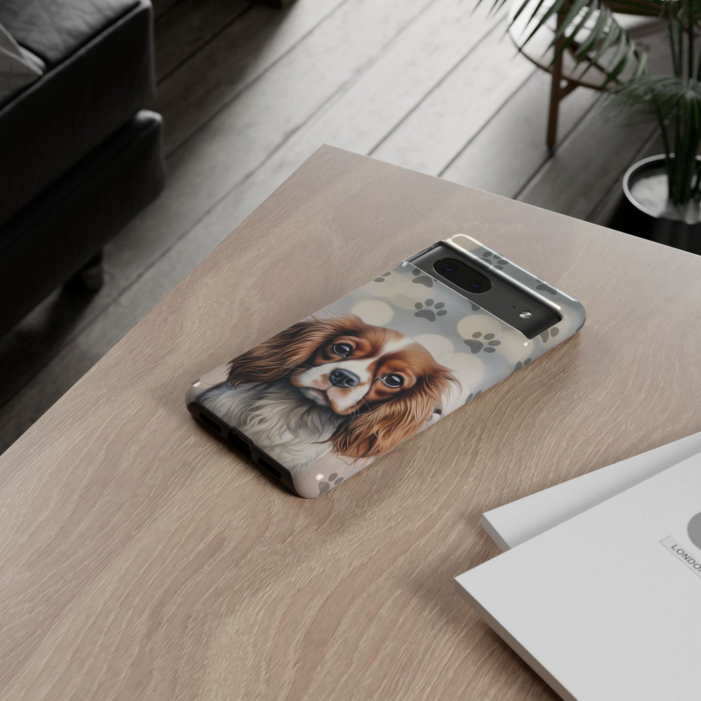 Cavalier King Charles Spaniel phone case by Tough Cases (Apple iPhone, Samsung Galaxy, and Google Pixel)
