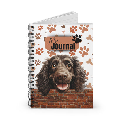 Boykin Spaniel Spiral Notebook - Ruled Line