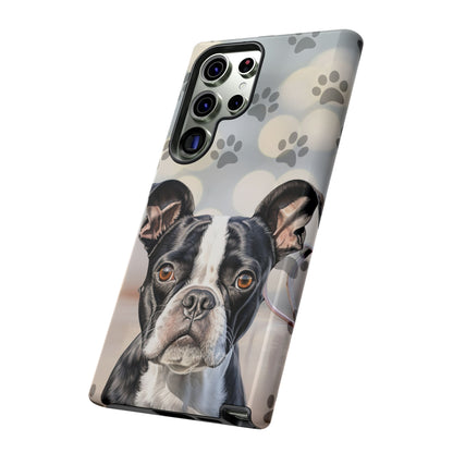 Boston Terrier Phone Case by Tough Cases (Apple iphone, Samsung galaxy, Google Pixel) Boston Terrier