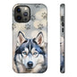 Siberian Husky Phone Cases by Tough Cases (Apple iPhone, Samsung Galaxy, and Google Pixel)