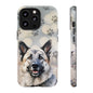 Norwegian Elkhound by Tough Cases (Apple iPhone, Samsung Galaxy, and Google Pixel)