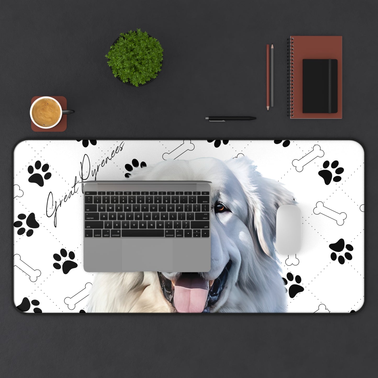Great Pyrenes Desk Mat