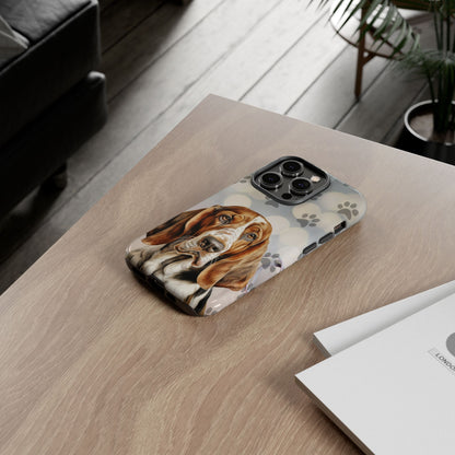 Basset Hound Phone Case by Tough Cases (Apple iPhone, Samsung Galaxy, and Google Pixel)
