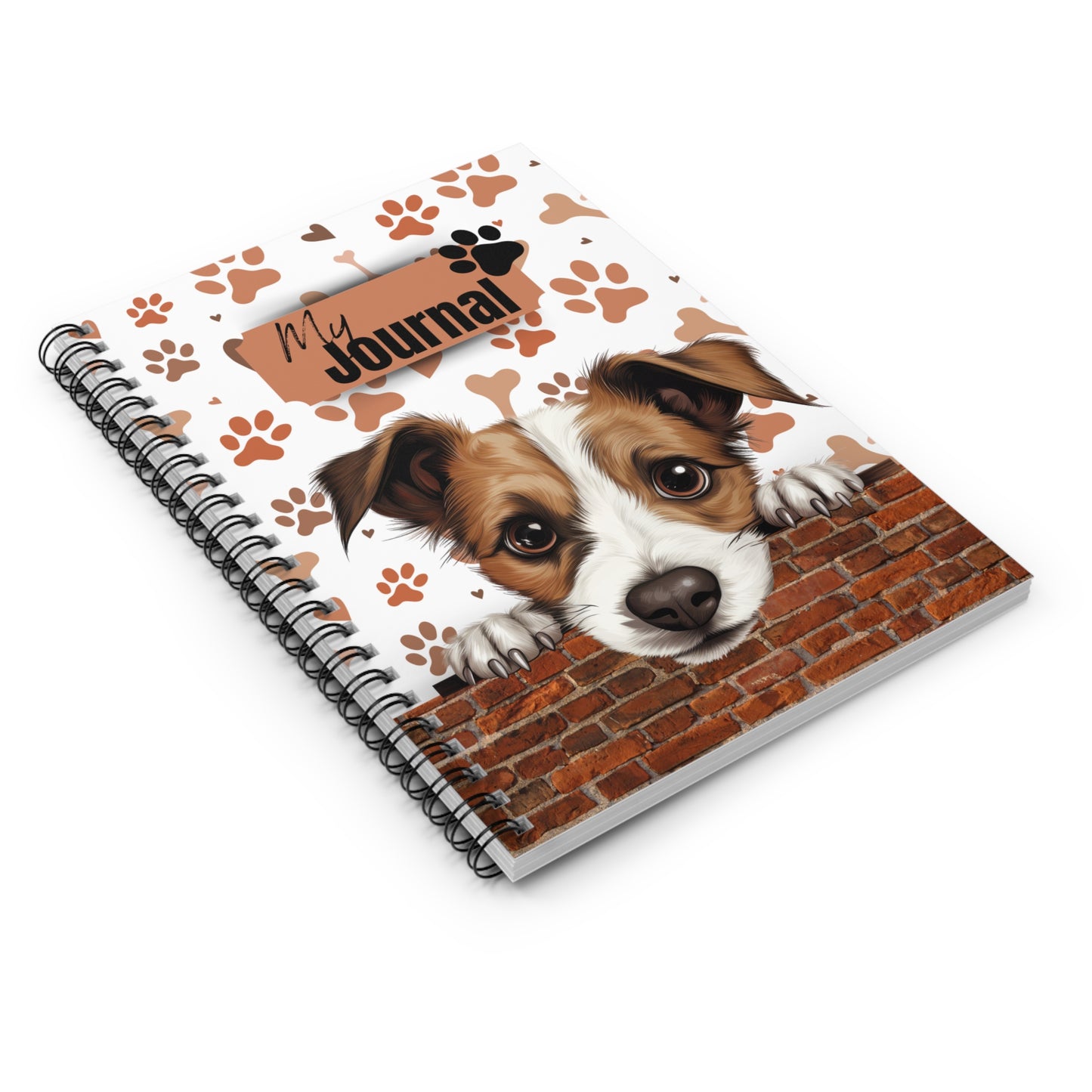 Jack Russell Terrier Spiral Notebook - Ruled Line