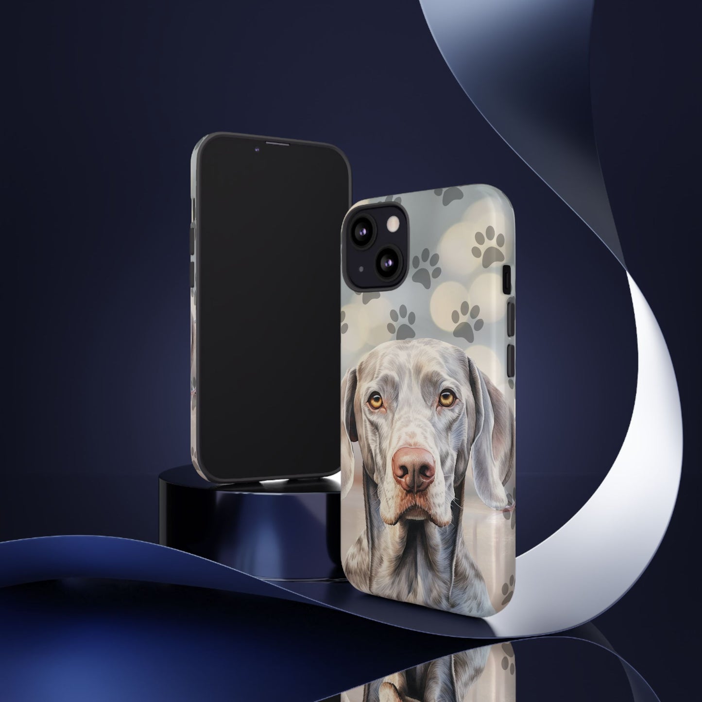 Weimaraner Phone Case by Tough Cases (Apple iPhone, Samsung Galaxy, and Google Pixel)
