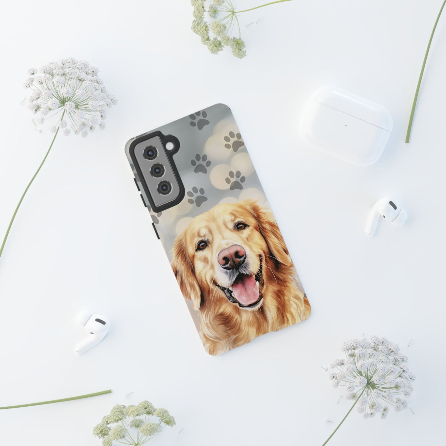 Golden Retriever Phone Case by Tough Cases (Apple iPhone, Samsung Galaxy, and Google Pixel)