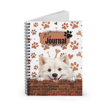 American Eskimo Spiral Notebook - Ruled Line