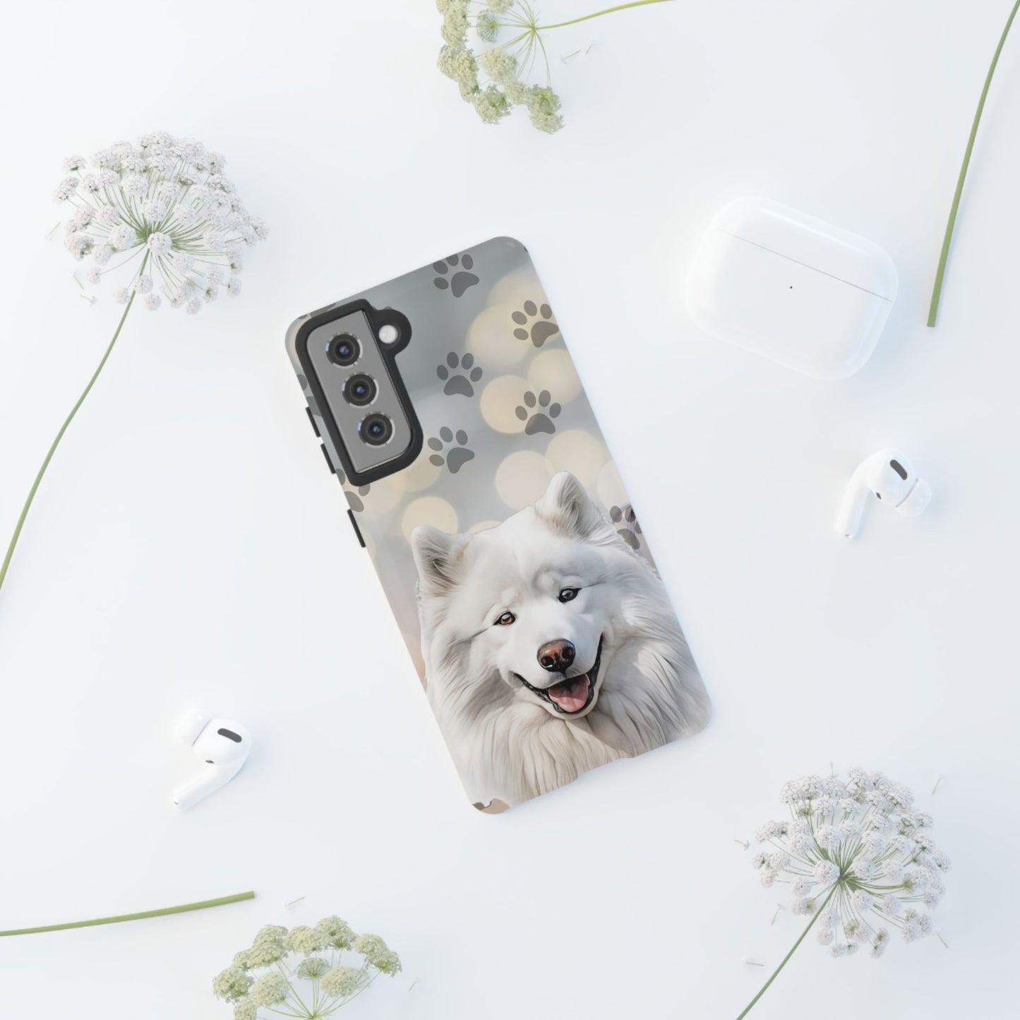 Samoyed Phone Case by Tough Cases (Apple iPhone, Samsung Galaxy, and Google Pixel)