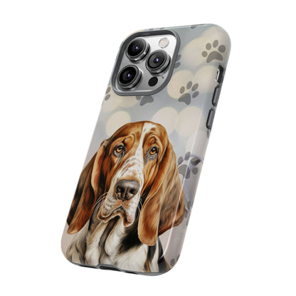 Basset Hound Phone Case by Tough Cases (Apple iPhone, Samsung Galaxy, and Google Pixel)