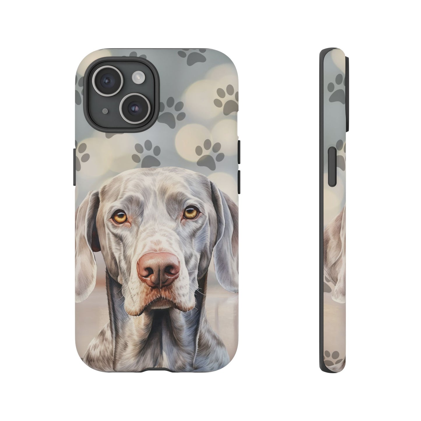 Weimaraner Phone Case by Tough Cases (Apple iPhone, Samsung Galaxy, and Google Pixel)