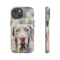 Weimaraner Phone Case by Tough Cases (Apple iPhone, Samsung Galaxy, and Google Pixel)