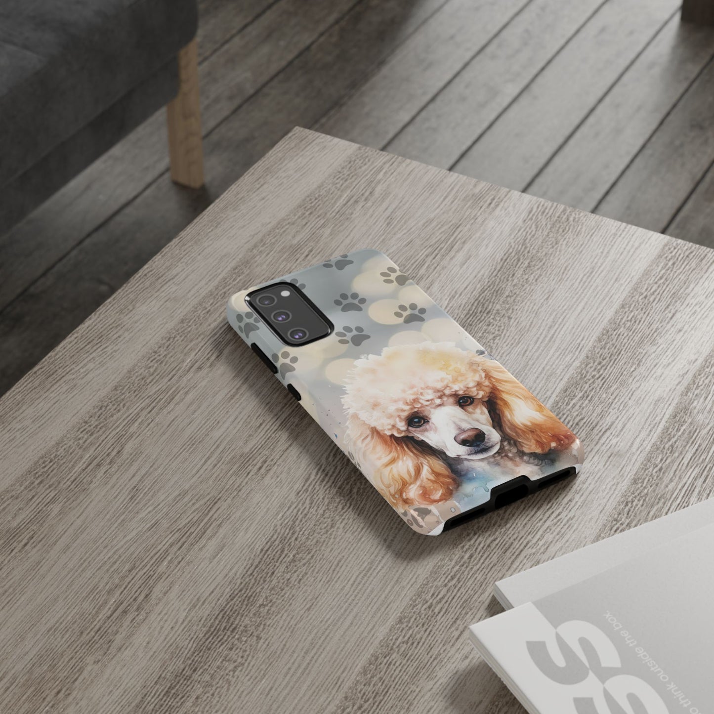 Poodle Phone Case by Tough Cases (Apple iPhone, Samsung Galaxy, and Google Pixel )
