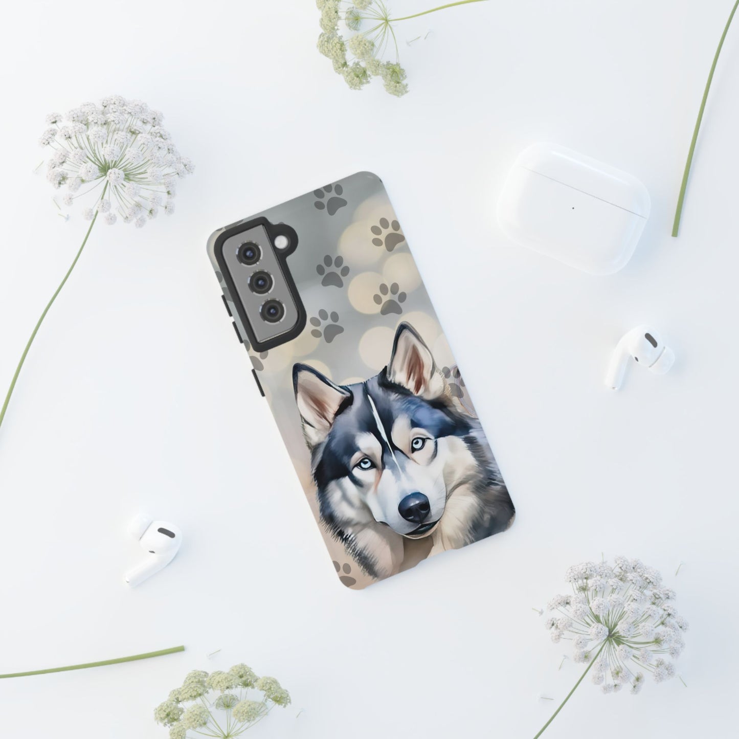 Siberian Husky Phone Cases by Tough Cases (Apple iPhone, Samsung Galaxy, and Google Pixel)
