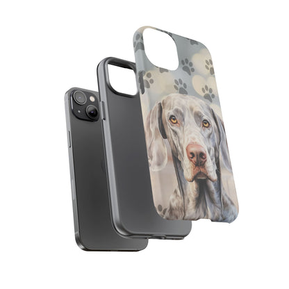 Weimaraner Phone Case by Tough Cases (Apple iPhone, Samsung Galaxy, and Google Pixel)