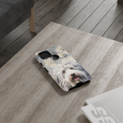 Old English Sheepdog by Tough Cases (Apple iPhone, Samsung Galaxy, and Google Pixel devices)