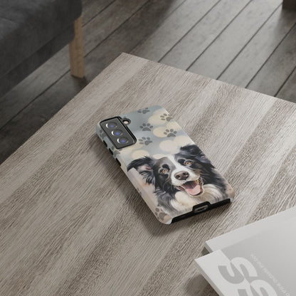 Border Collie Phone Case by Tough Cases (Apple iPhone, Samsung Galaxy, and Google Pixel)
