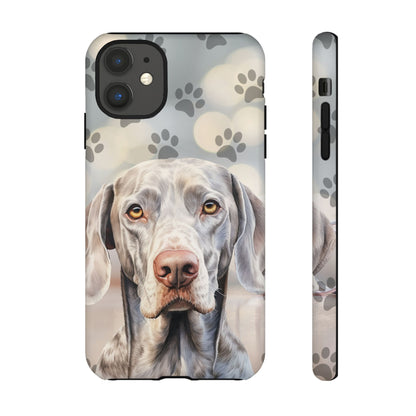 Weimaraner Phone Case by Tough Cases (Apple iPhone, Samsung Galaxy, and Google Pixel)
