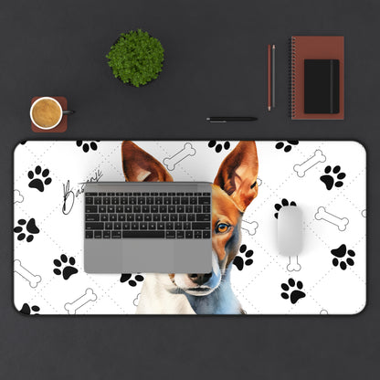 Basenji Desk Mat