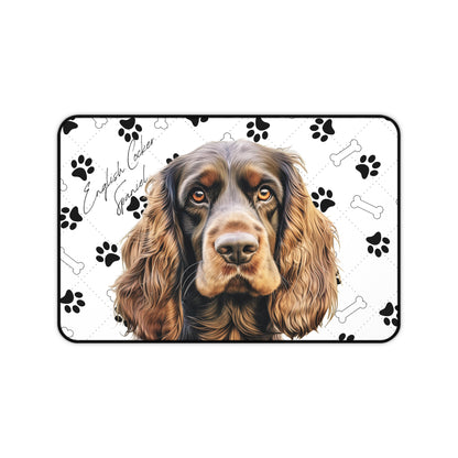 English Cocker Spaniel Desk Mat