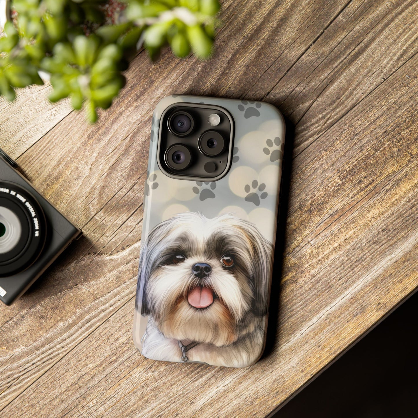 Shih Tzu iPhone 15 Case by Tough Cases (iPhone 15, Pro, Plus and Pro Max)