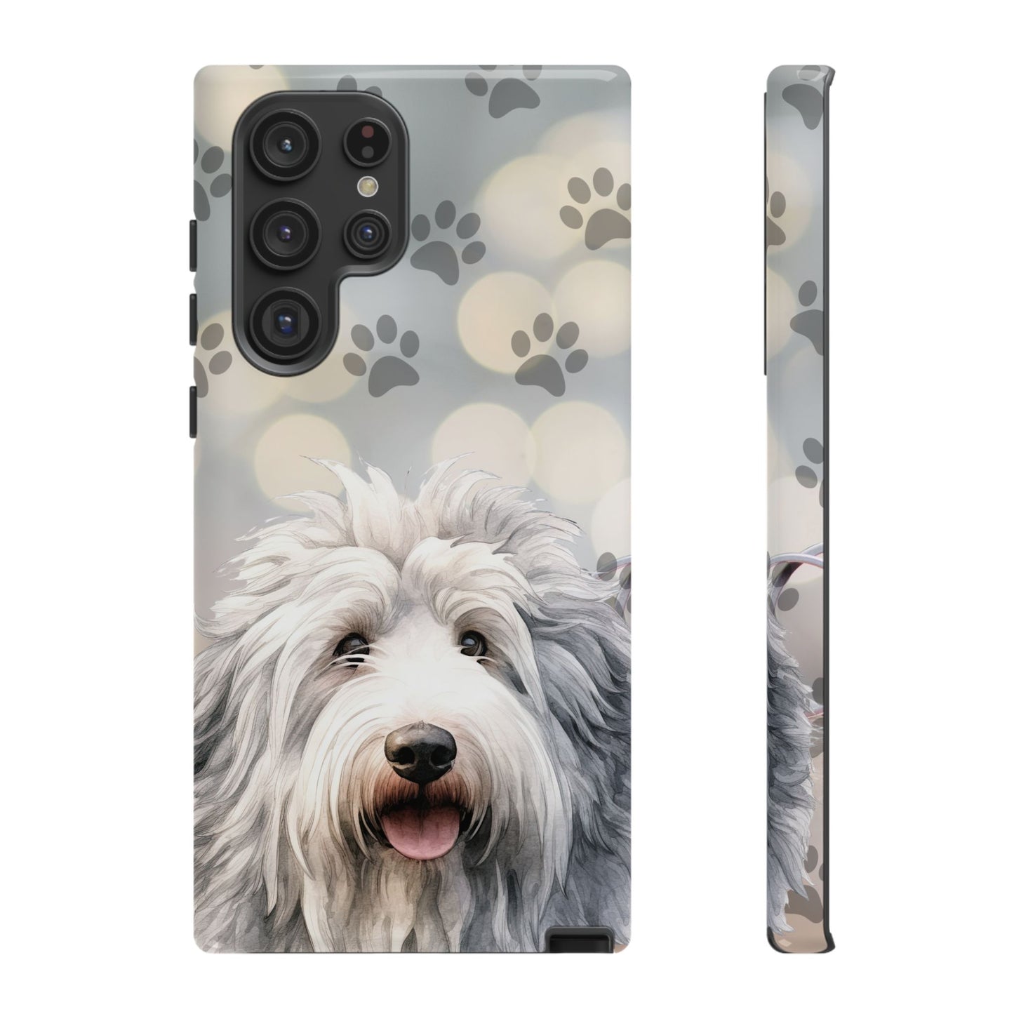 Old English Sheepdog by Tough Cases (Apple iPhone, Samsung Galaxy, and Google Pixel devices)