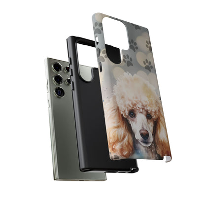 Poodle Phone Case by Tough Cases (Apple iPhone, Samsung Galaxy, and Google Pixel )