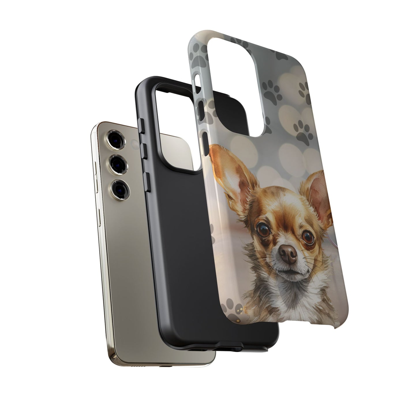Chihuahua phone case by Tough Cases (Apple iPhone, Samsung Galaxy, and Google Pixel)