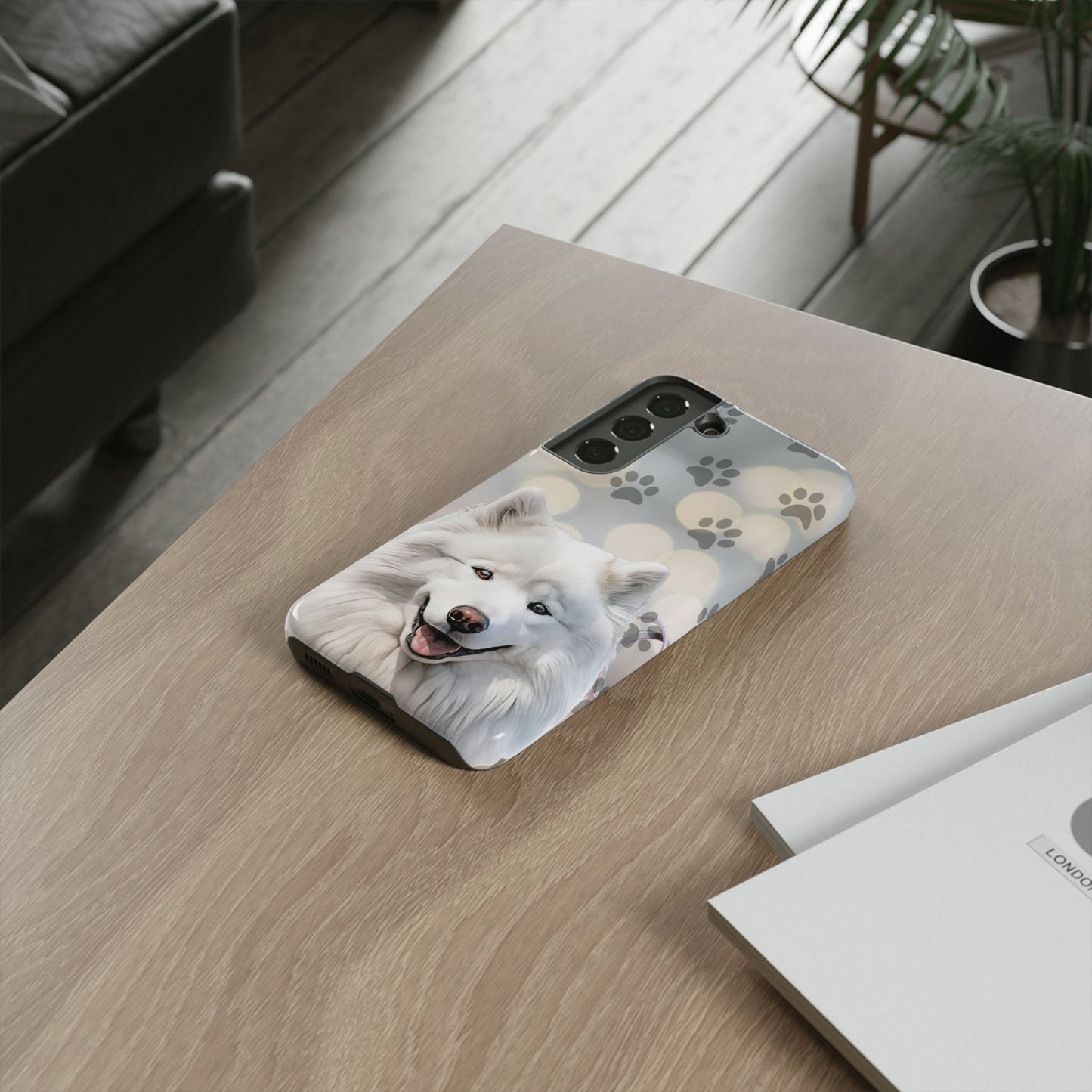 Samoyed Phone Case by Tough Cases (Apple iPhone, Samsung Galaxy, and Google Pixel)