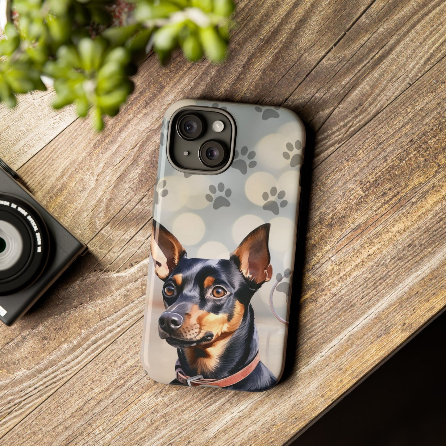 Miniature Pinscher by Tough Cases (Apple iPhone, Samsung Galaxy, and Google Pixel)