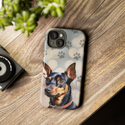 Miniature Pinscher by Tough Cases (Apple iPhone, Samsung Galaxy, and Google Pixel)