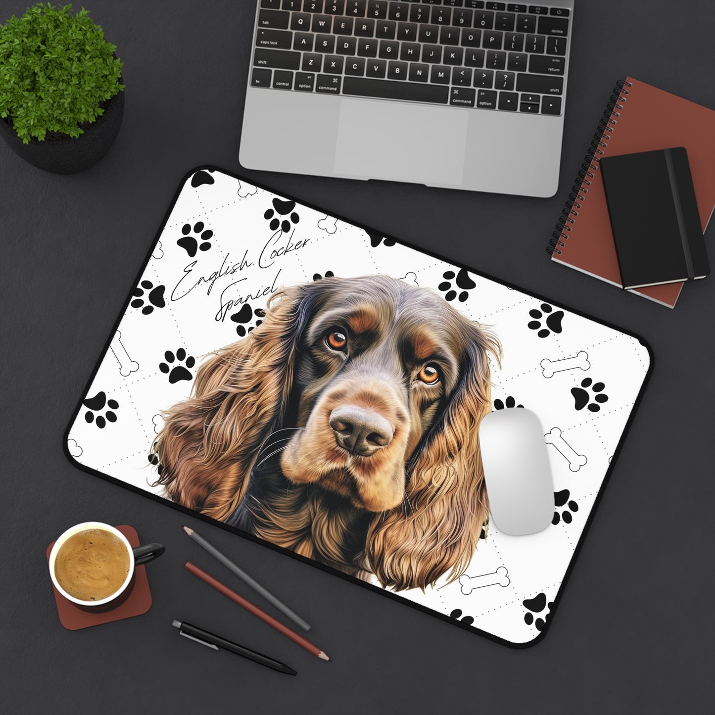English Cocker Spaniel Desk Mat