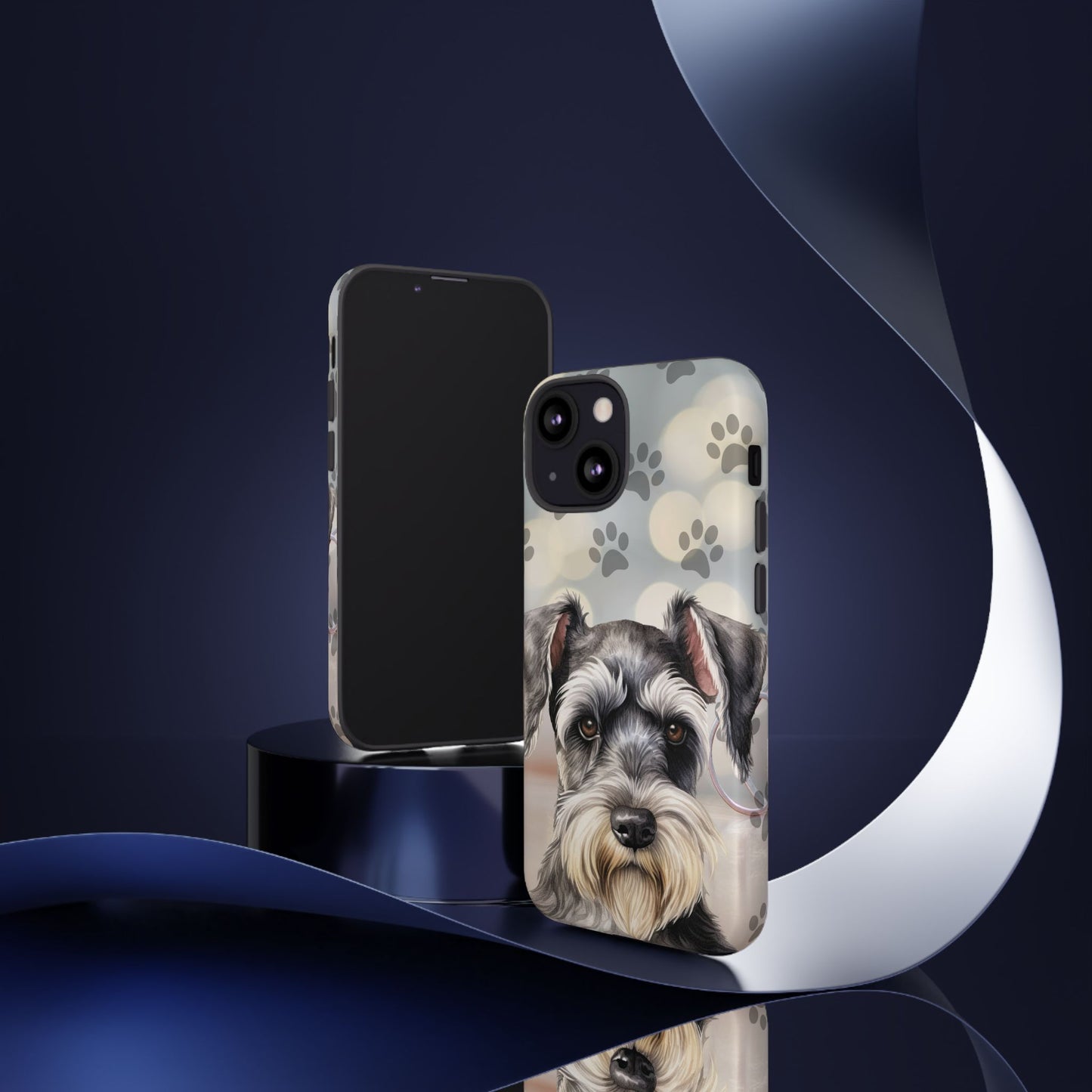 Miniature Schnauzer by Tough Cases (Apple iPhone, Samsung Galaxy, and Google Pixel)