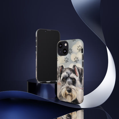 Miniature Schnauzer by Tough Cases (Apple iPhone, Samsung Galaxy, and Google Pixel)