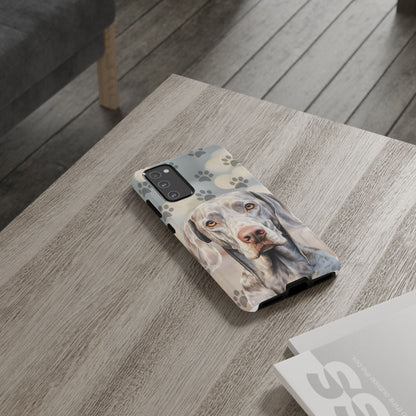 Weimaraner Phone Case by Tough Cases (Apple iPhone, Samsung Galaxy, and Google Pixel)