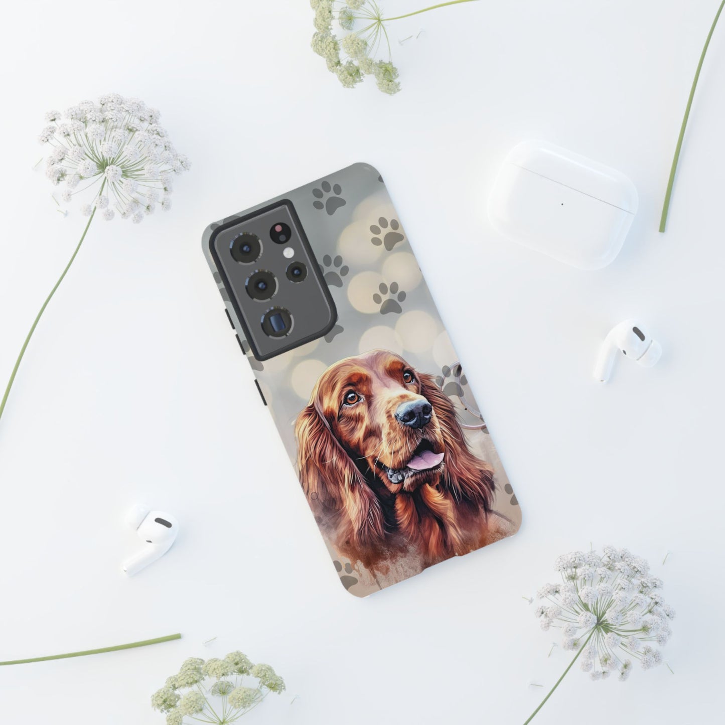 Irish Setter Phone Case by Tough Cases (Apple iPhone, Samsung Galaxy, and Google Pixel)