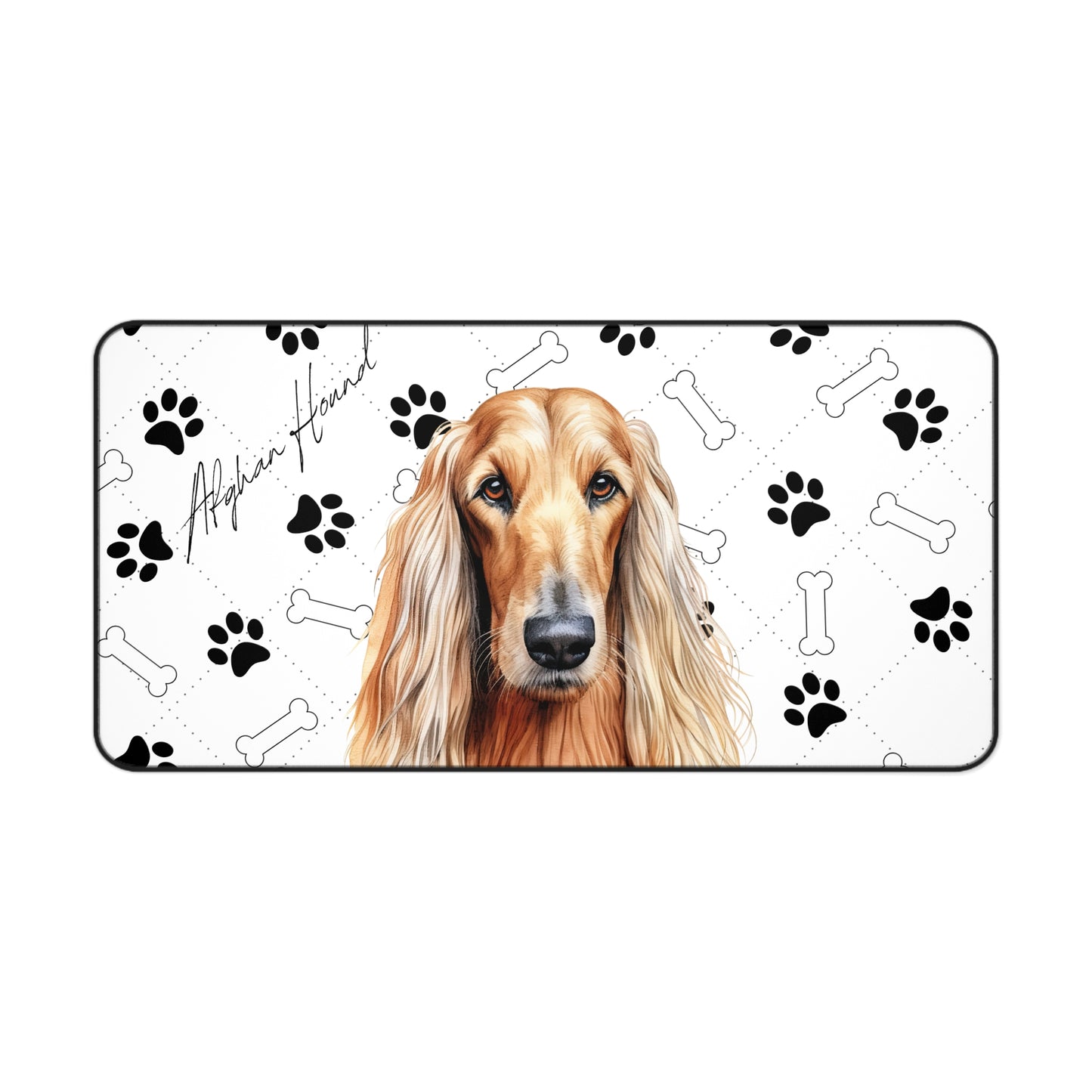Afghan Hound Desk Mat