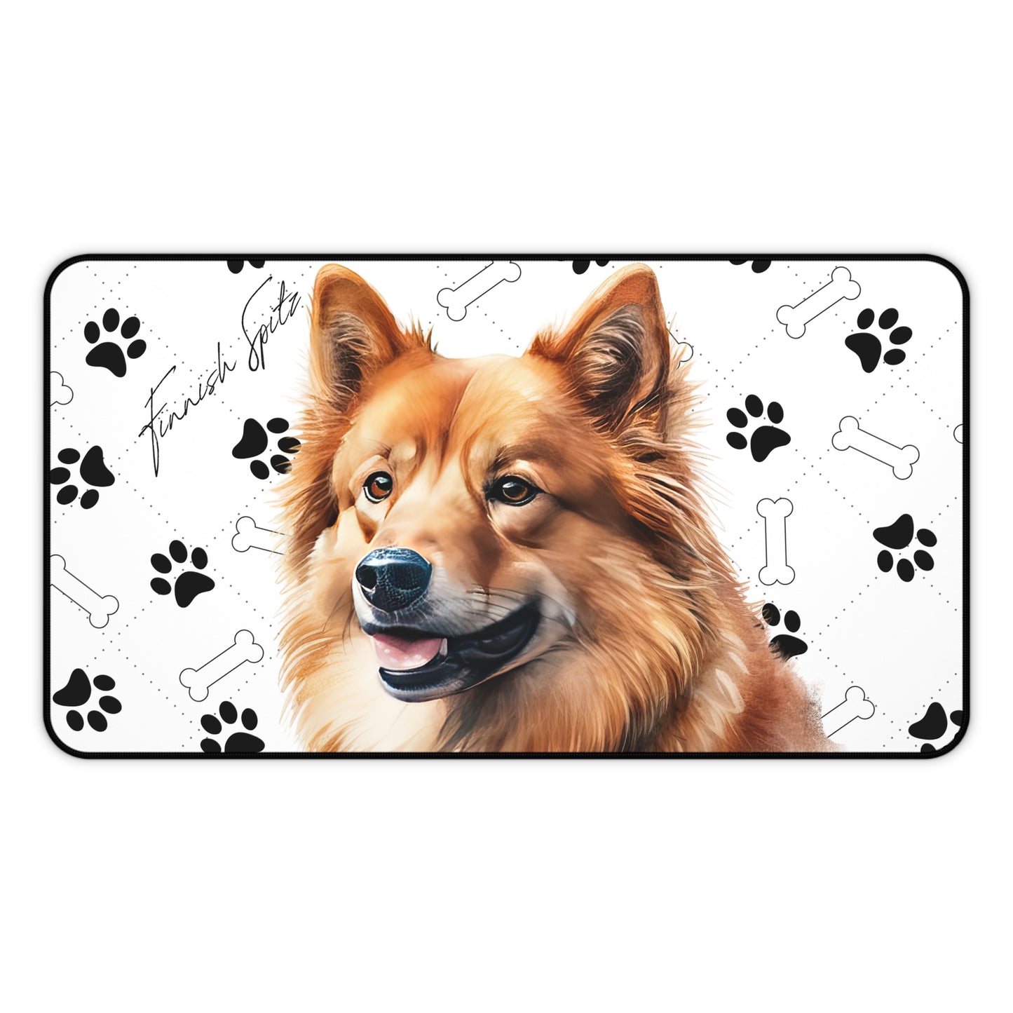 Finnish Spitz Desk Mat