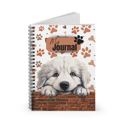 Great Pyrenees Spiral Notebook - Ruled Line