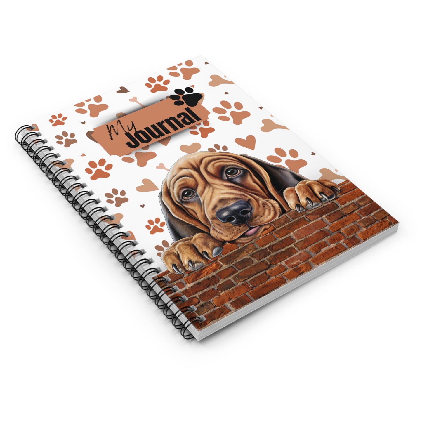 Bloodhound Spiral Notebook - Ruled Line