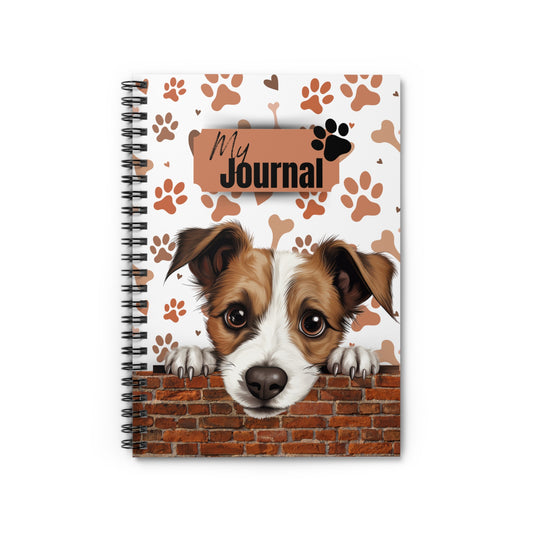 Jack Russell Terrier Spiral Notebook - Ruled Line