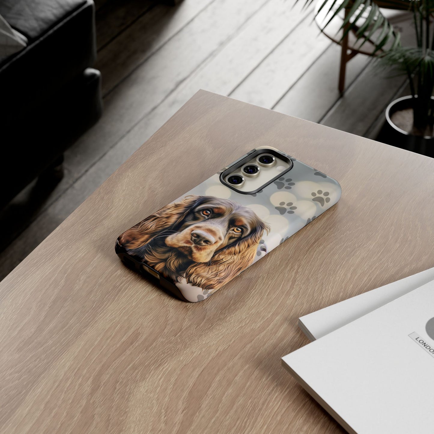 English Cocker Spaniel Phone Case by Tough Cases (Apple iPhone, Samsung Galaxy, and Google Pixel)