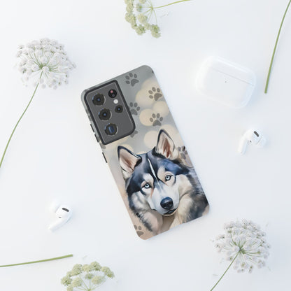 Siberian Husky Phone Cases by Tough Cases (Apple iPhone, Samsung Galaxy, and Google Pixel)