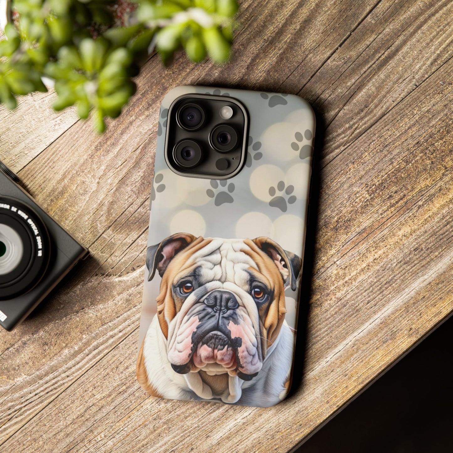 Bull Dog Phone Case by Tough Cases (Apple iPhone, Samsung Galaxy, and Google Pixel)