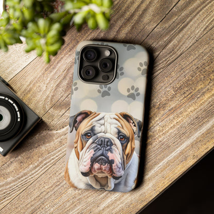 Bull Dog Phone Case by Tough Cases (Apple iPhone, Samsung Galaxy, and Google Pixel)