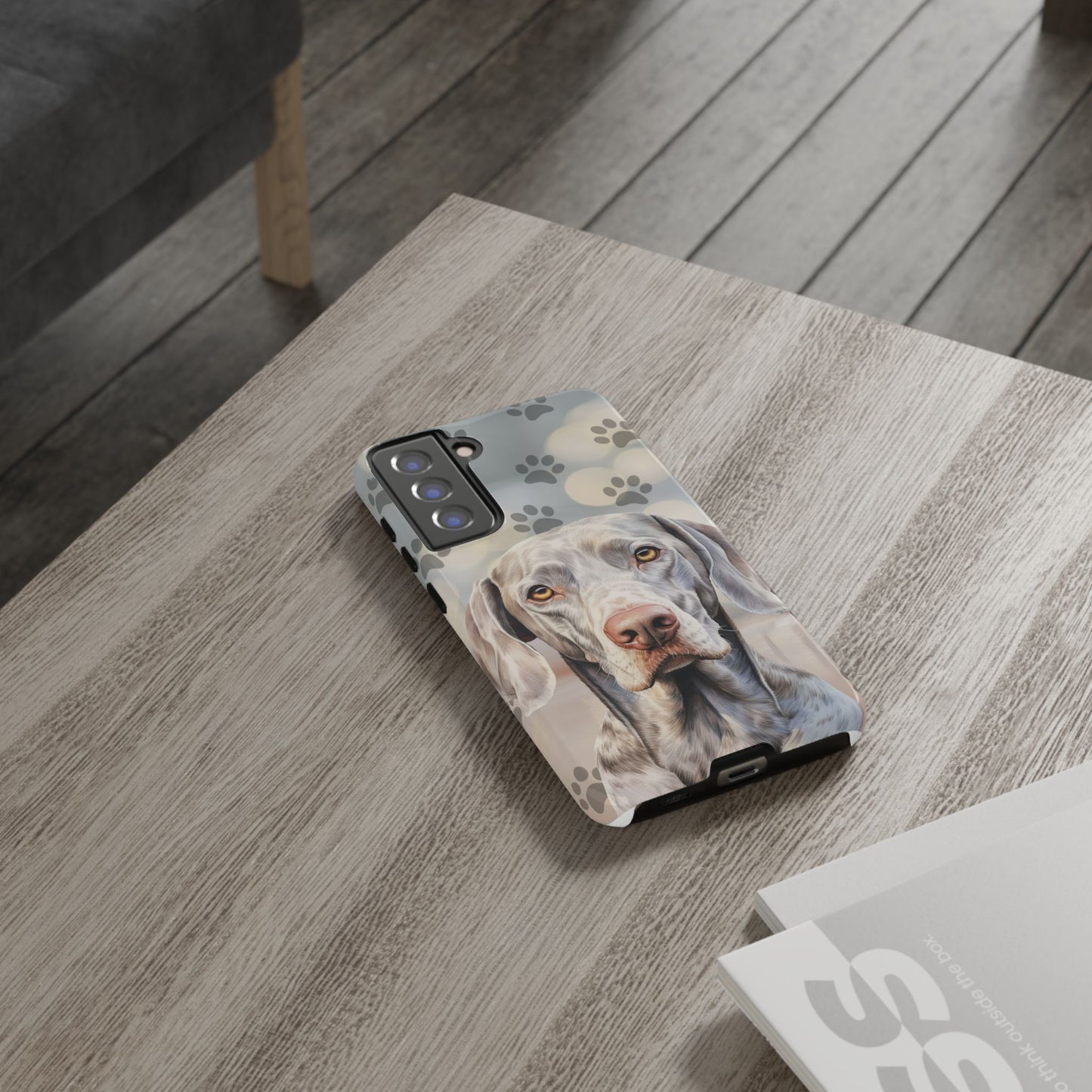 Weimaraner Phone Case by Tough Cases (Apple iPhone, Samsung Galaxy, and Google Pixel)