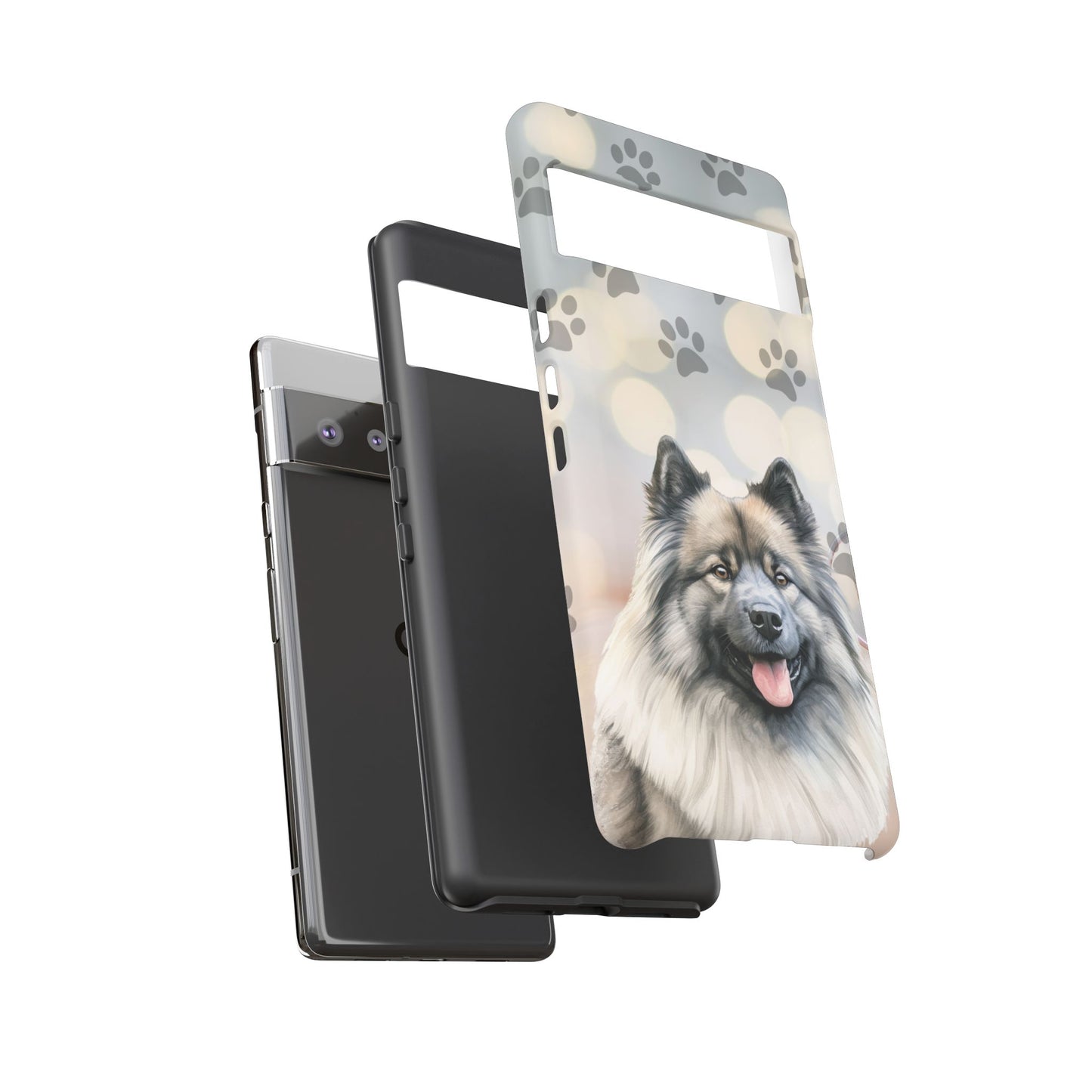Keeshond Phone Case by Tough Cases ( Apple iPhone, Samsung Galaxy, and Google Pixel)