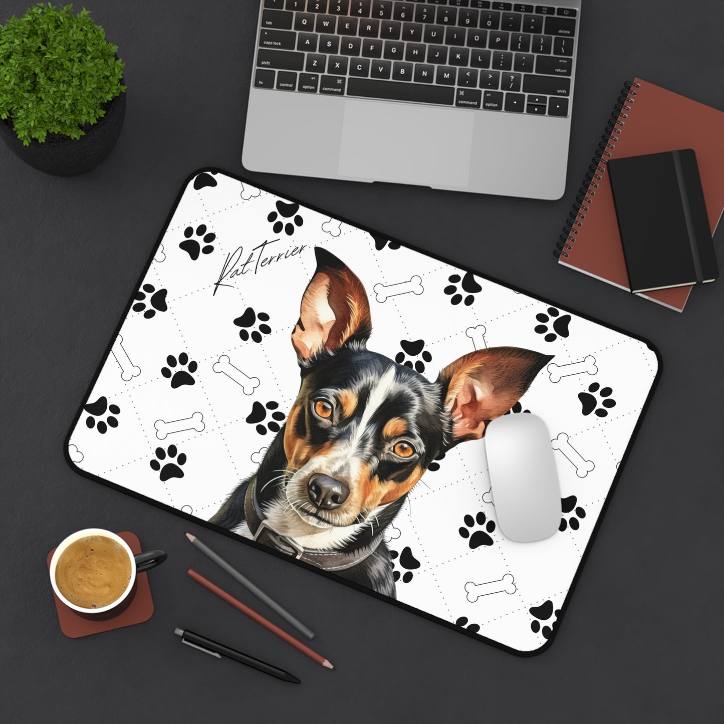 Rat Terrier Desk Mat