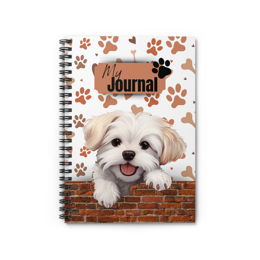 Maltese Spiral Notebook - Ruled Line