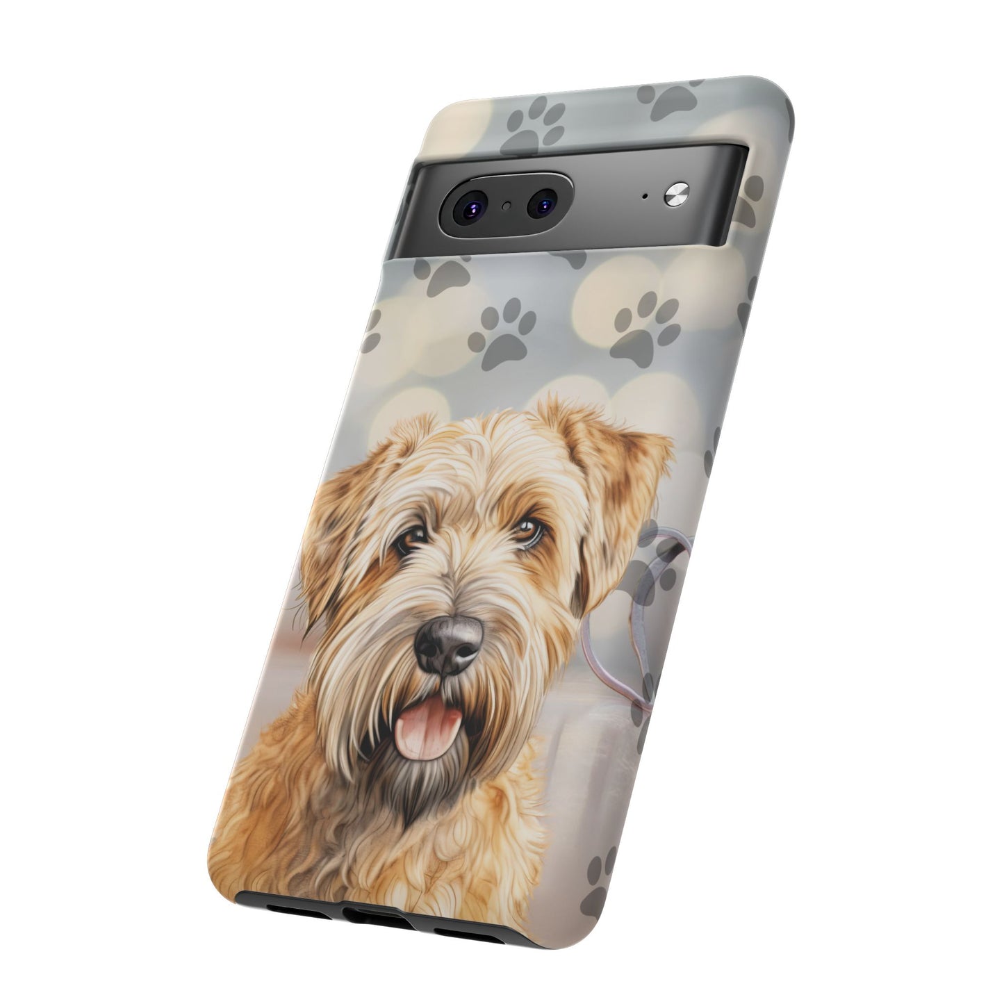 Self-Coated Wheaten Terrier by Tough Cases (Apple iPhone, Samsung Galaxy, and Google Pixel)