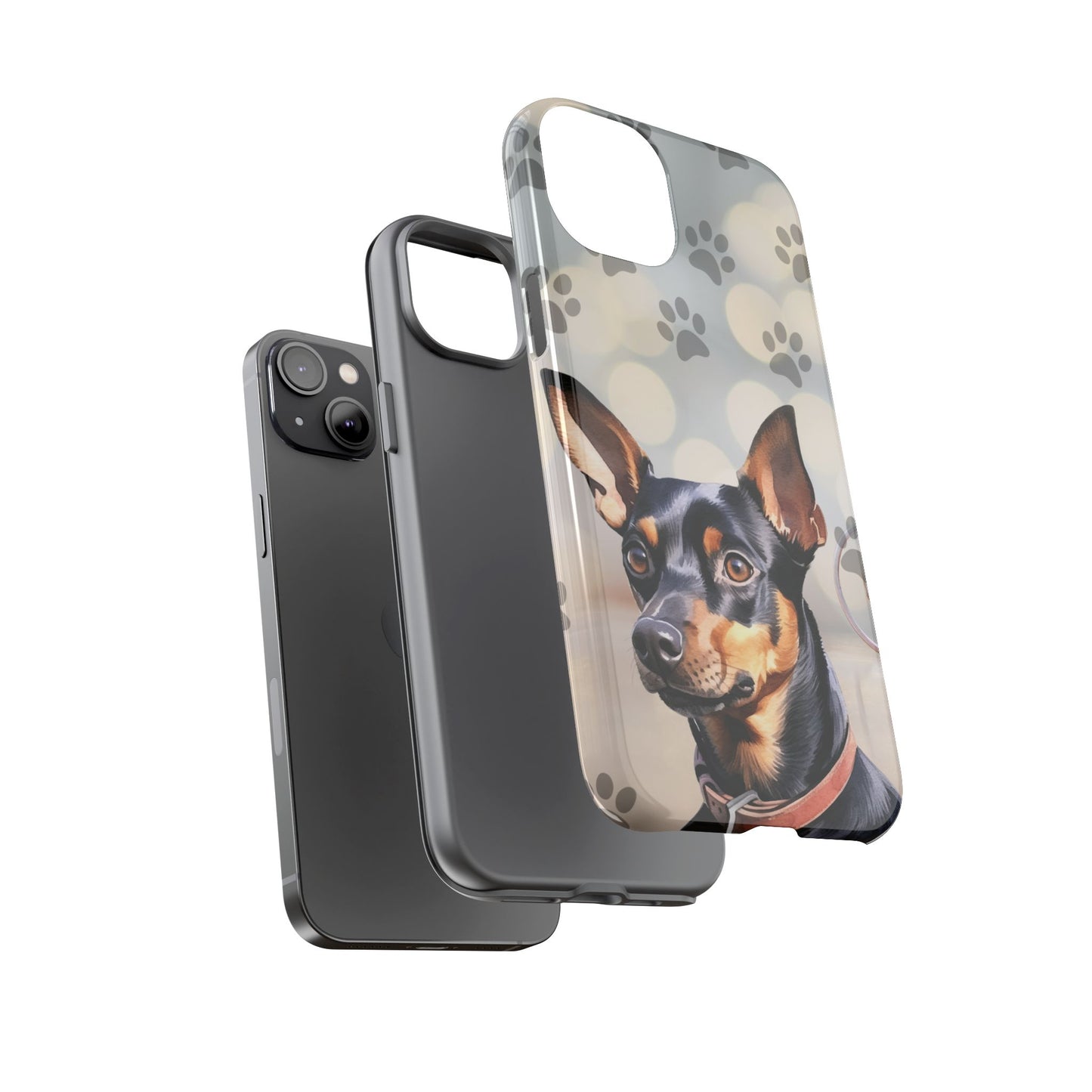 Miniature Pinscher by Tough Cases (Apple iPhone, Samsung Galaxy, and Google Pixel)